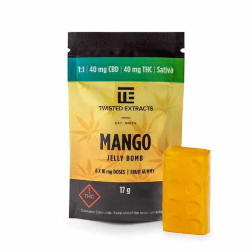 weedsmart_image_Twisted Extracts - Mango 1:1 Jelly Bomb