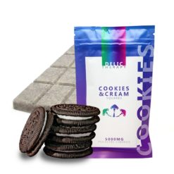 weedsmart_image_Delic Therapy Cookies and Cream Chocolate Squares
