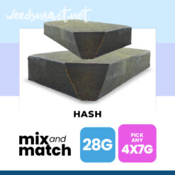 weedsmart_image_28g Mix & Match Hash (4 x 7g)
