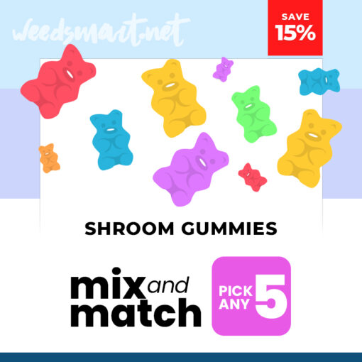 weedsmart_image_Shroom Gummies Mix & Match Pick 5 (Save 15%)
